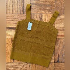 NWT Banana Republic Mustard Sweater Tank Top